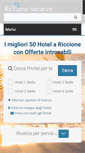 Mobile Screenshot of hotelriccionevacanze.it